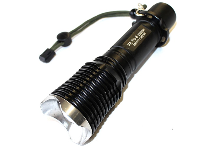 Фонарь ручной аккумуляторный Digital Flashlight FA-T6-6 Фото №1